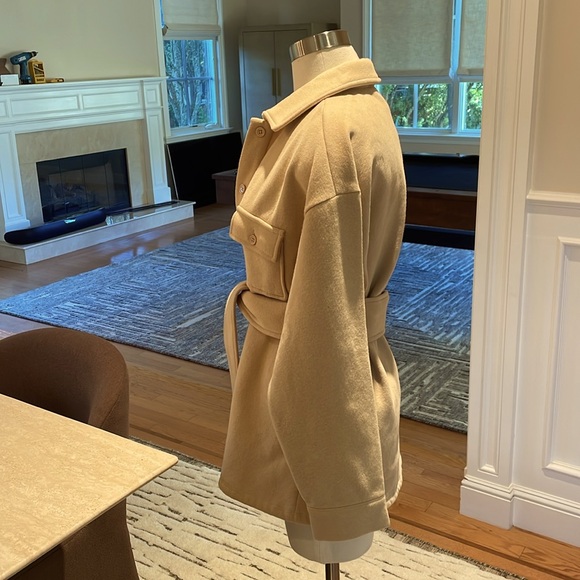 Worn Once! LOVERS + FRIENDS ‘Belted Utility Fleece’ Jacket - Picture 13 of 14